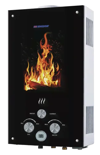 Водонагреватель проточный газовый Edisson Flame F 20 GD (Костер) 361103